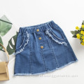 Eur-American Style Nyaman anak-anak rok jeans lucu